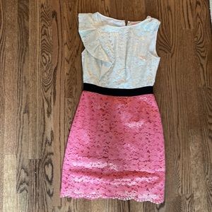 Lilly Pulitzer shimmer lace dress for sale